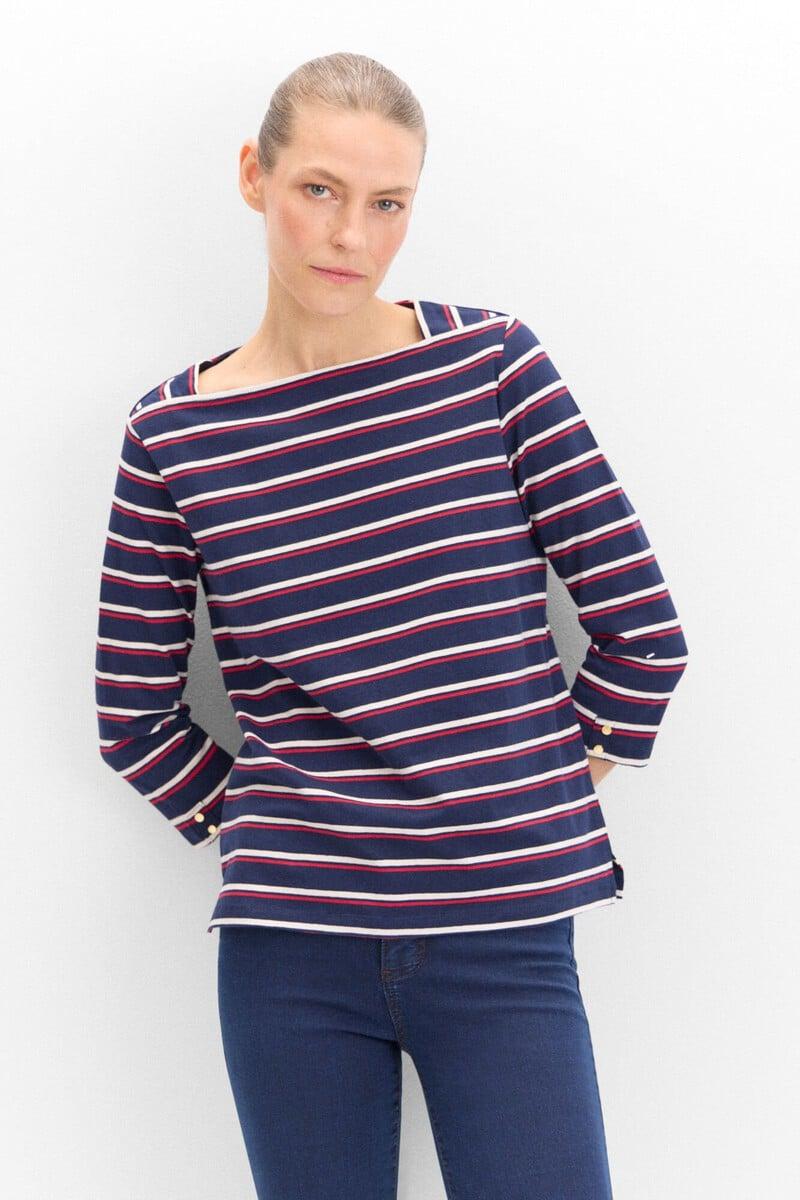 Cortefiel Camiseta básica barco