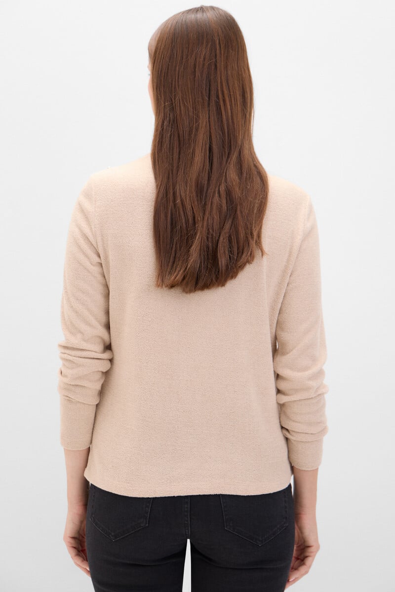 Cortefiel Camiseta Básica Con Toque De Lurex