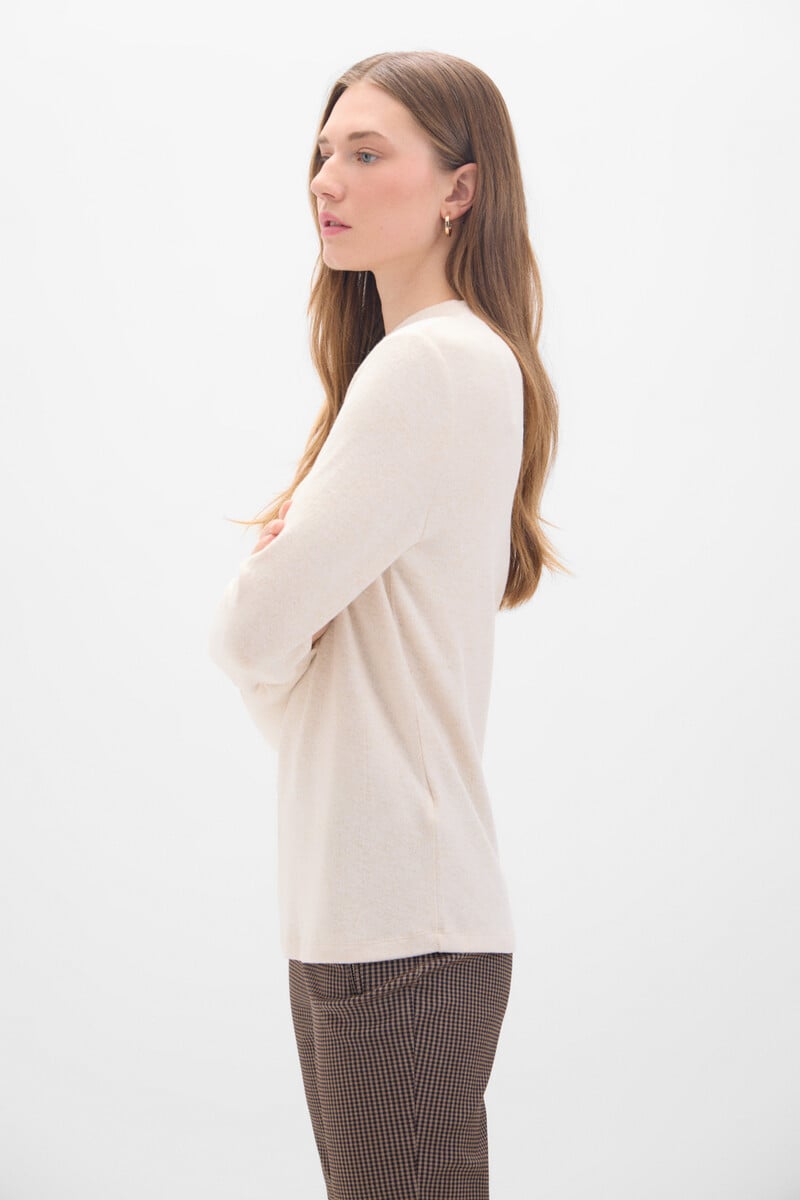 Cortefiel Camiseta Básica Cuello Perkins