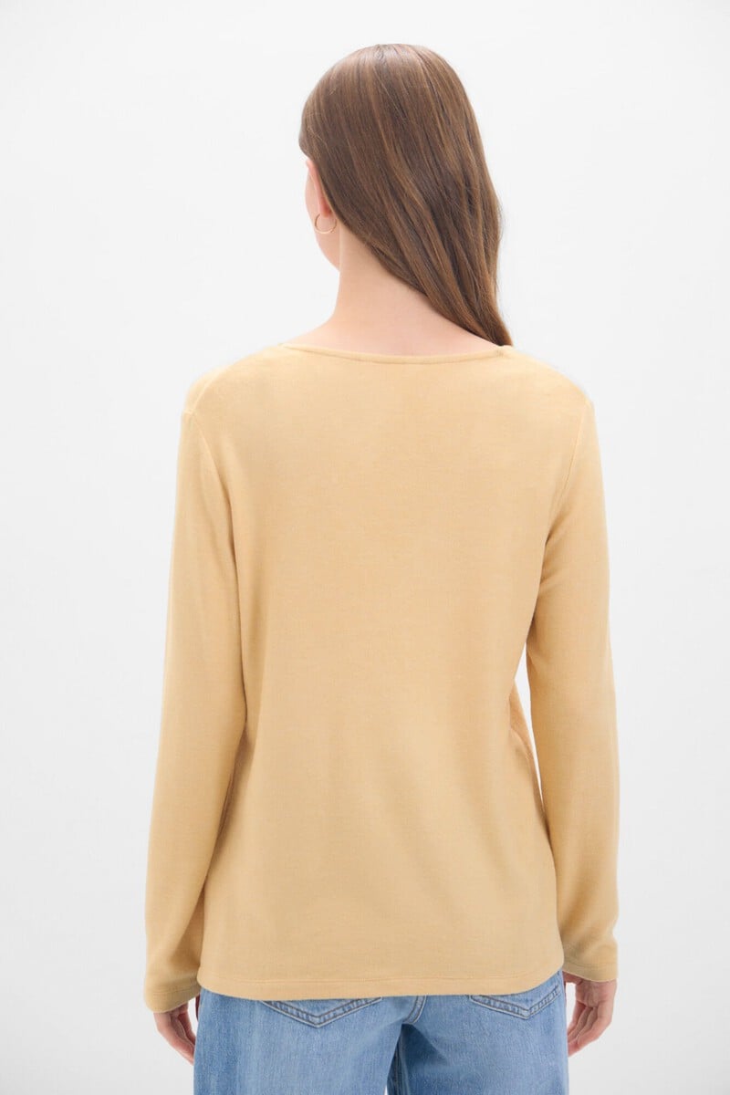 Cortefiel Camiseta Básica Cuello Pico