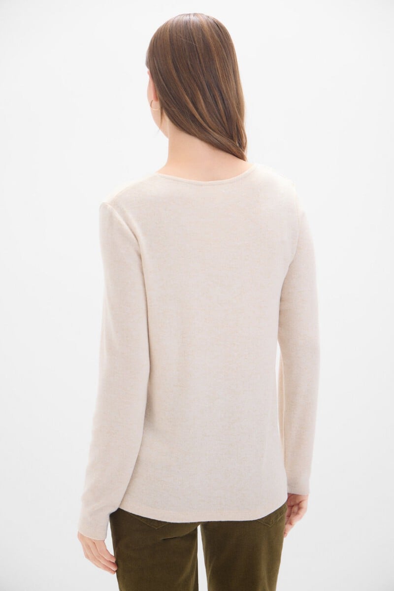 Cortefiel Camiseta Básica Cuello Pico