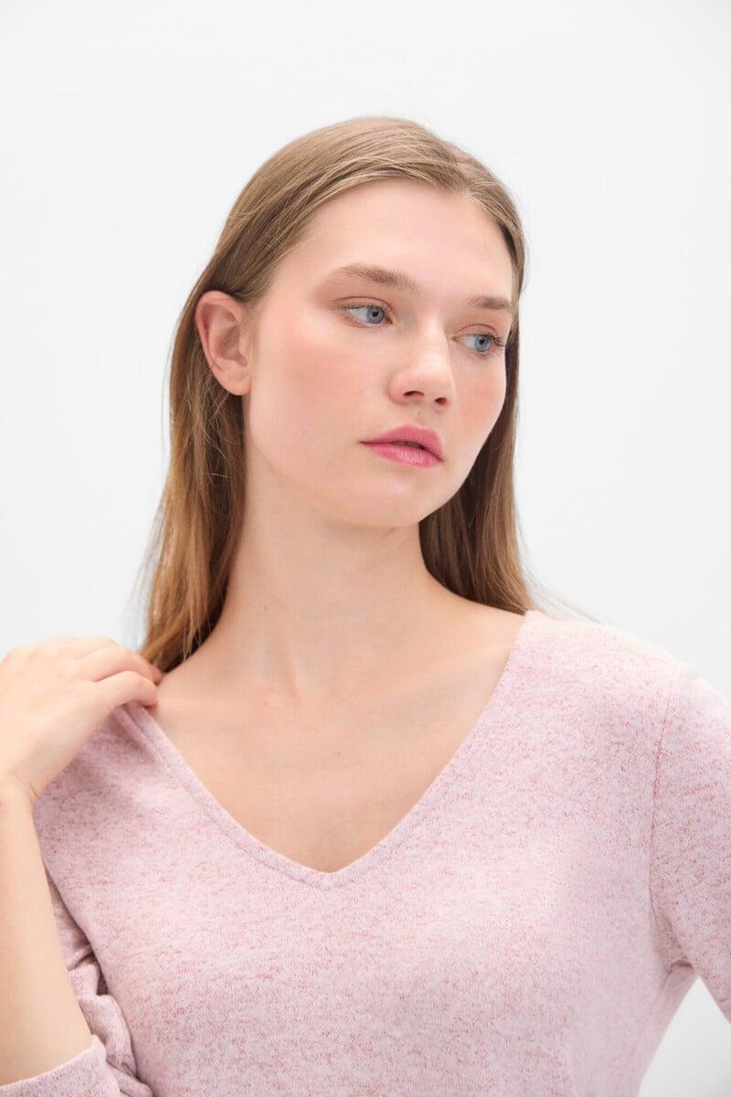 Cortefiel Camiseta Básica Cuello Pico