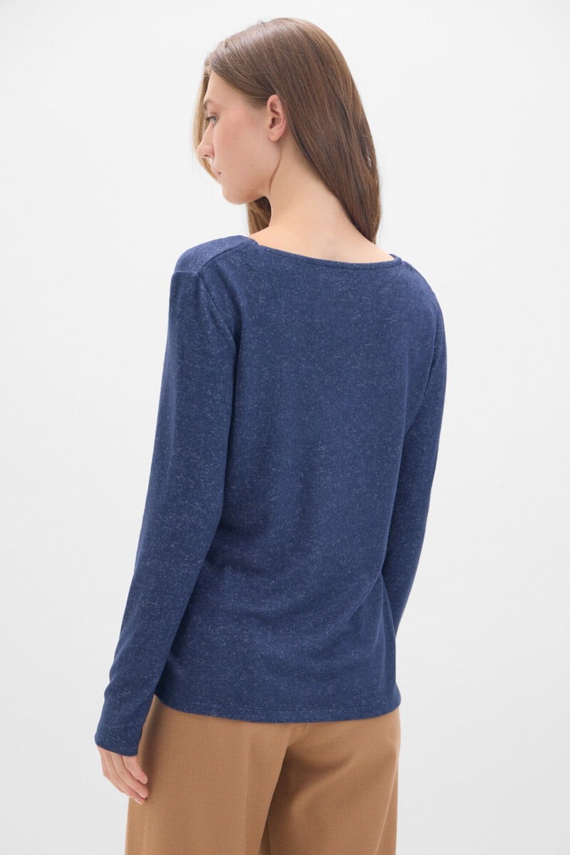 Cortefiel Camiseta Básica Cuello Pico