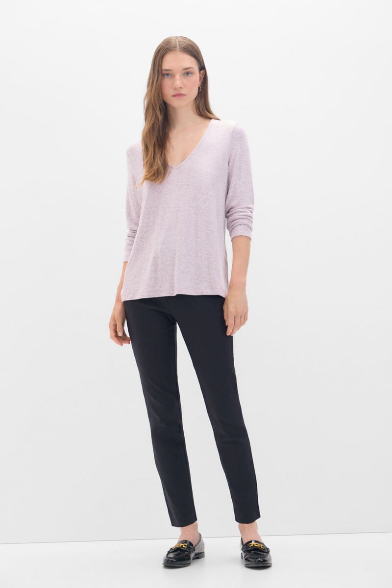 Cortefiel Camiseta Básica Cuello Pico