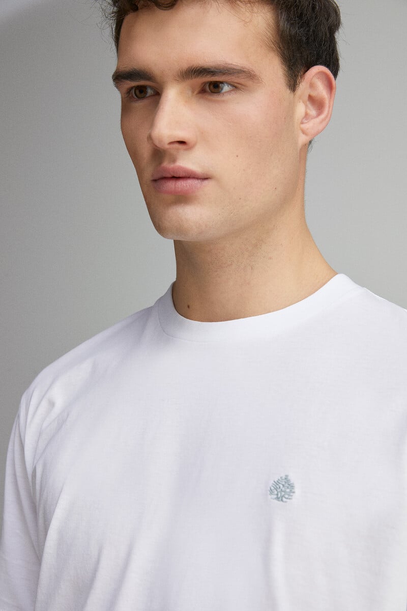 Cortefiel Camiseta Básica Cuello Redondo