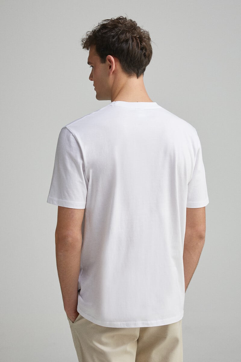 Cortefiel Camiseta Básica Cuello Redondo