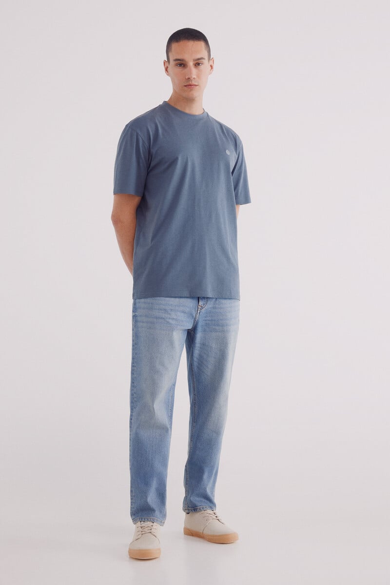 Cortefiel Camiseta Básica Cuello Redondo