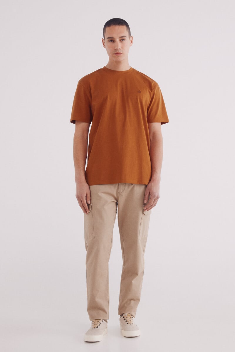Cortefiel Camiseta Básica Cuello Redondo