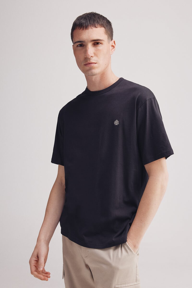 Cortefiel Camiseta básica cuello redondo