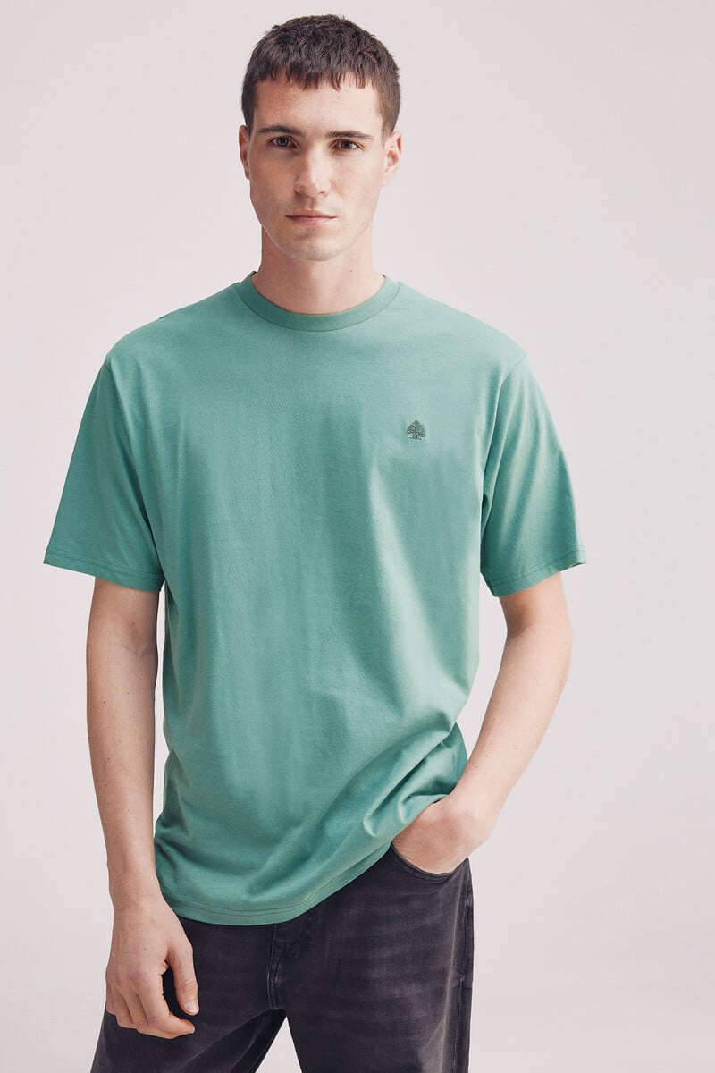 Cortefiel Camiseta básica cuello redondo