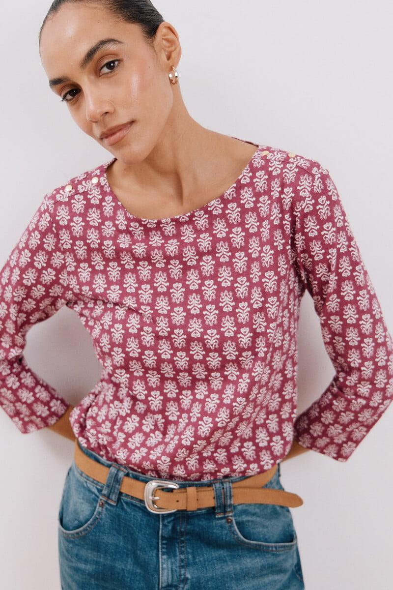 Cortefiel Camiseta Básica Escote Barco