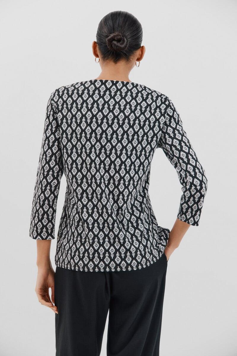 Cortefiel Camiseta Básica Escote Barco