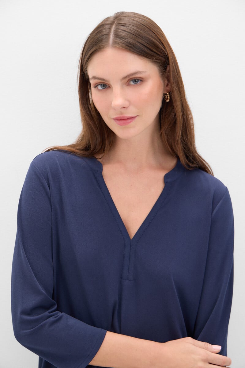 Cortefiel Camiseta Básica Fluida