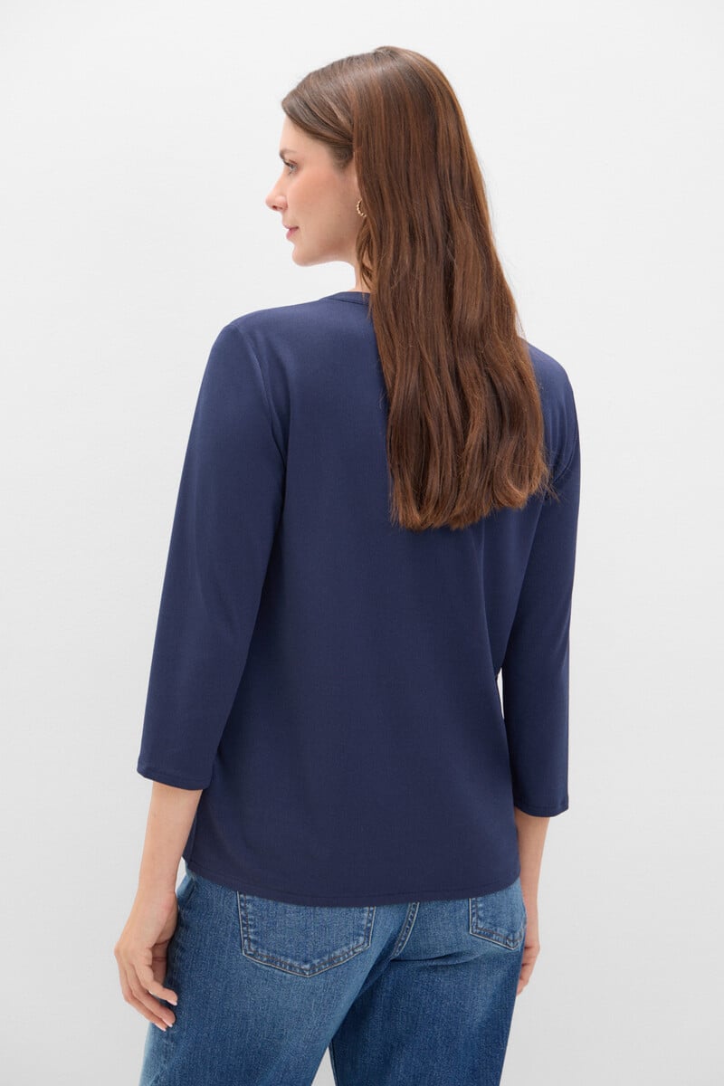 Cortefiel Camiseta Básica Fluida