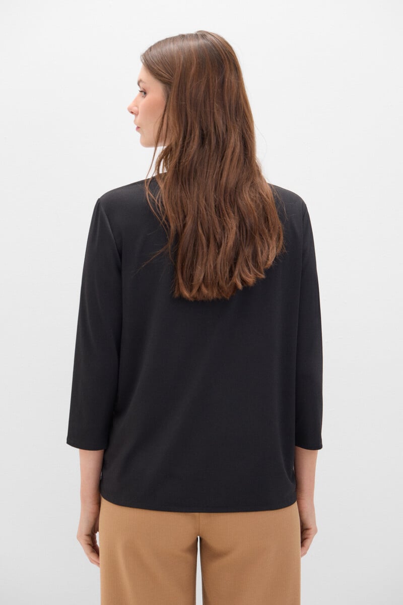 Cortefiel Camiseta Básica Fluida