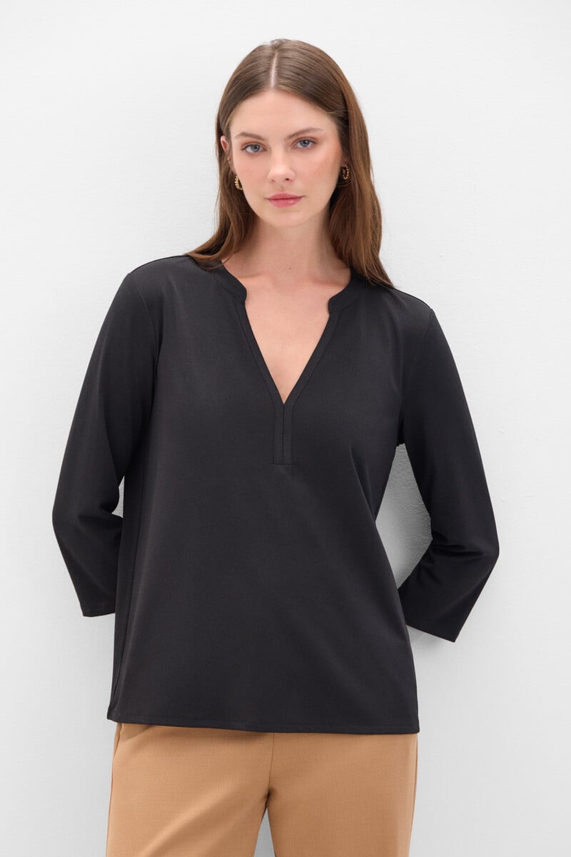 Cortefiel Camiseta básica fluida