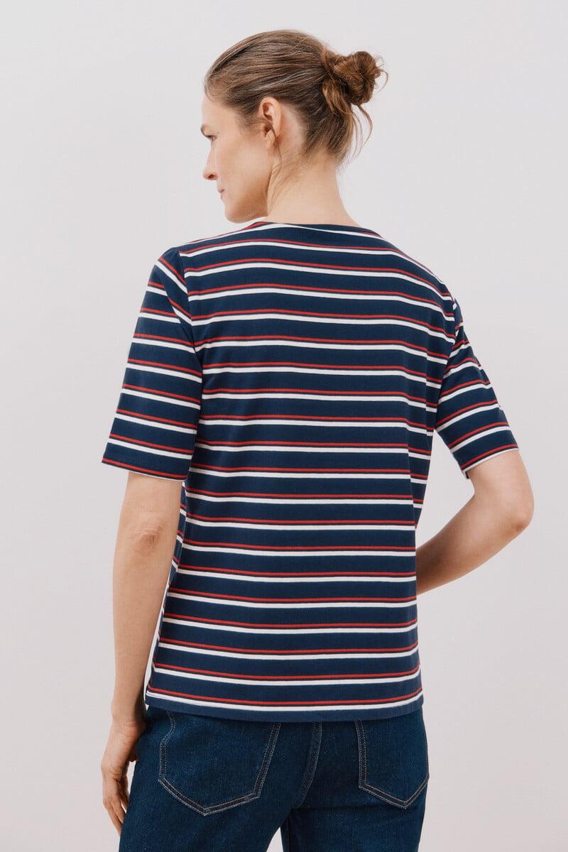 Cortefiel Camiseta Básica Manga Codo