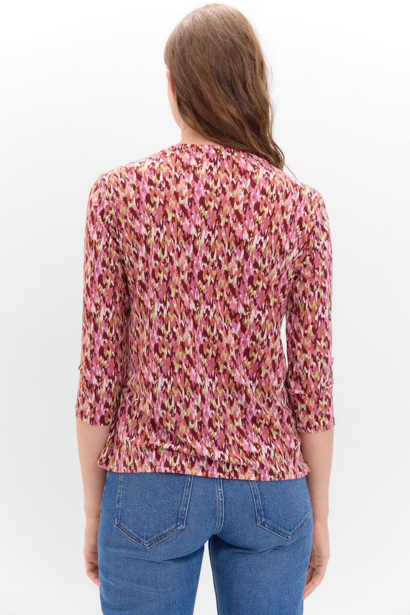 Cortefiel Camiseta Básico Con Cuello Mao