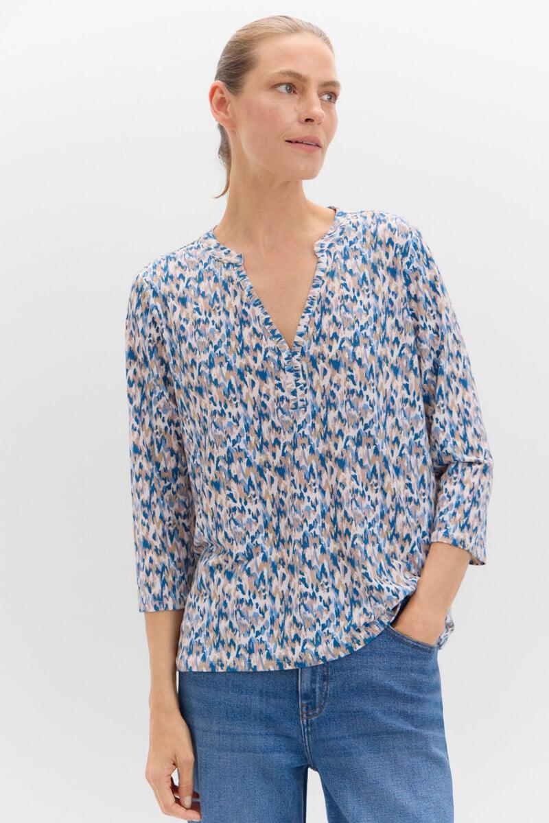 Cortefiel Camiseta básico con cuello mao