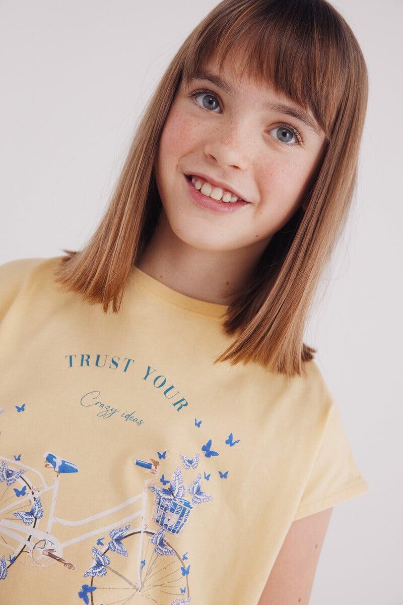 Cortefiel Camiseta Bici Niña