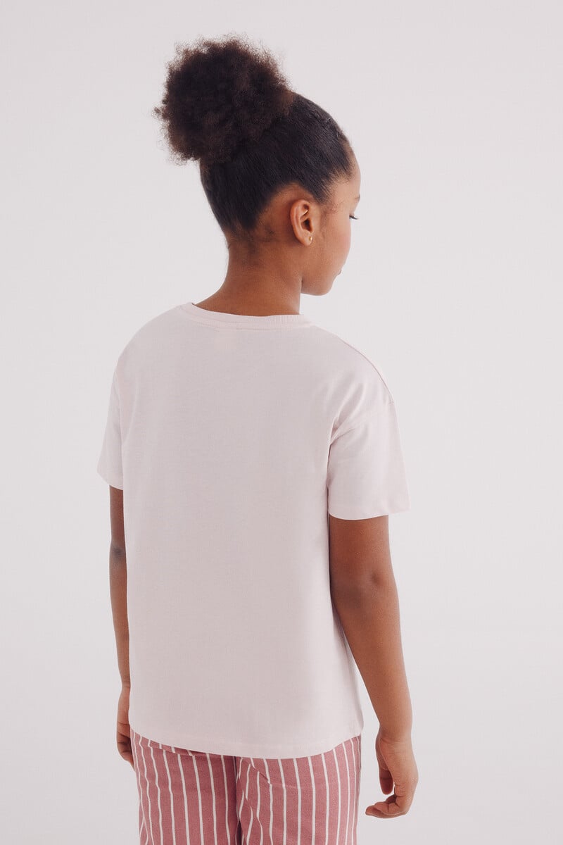 Cortefiel Camiseta Bonjour Niña