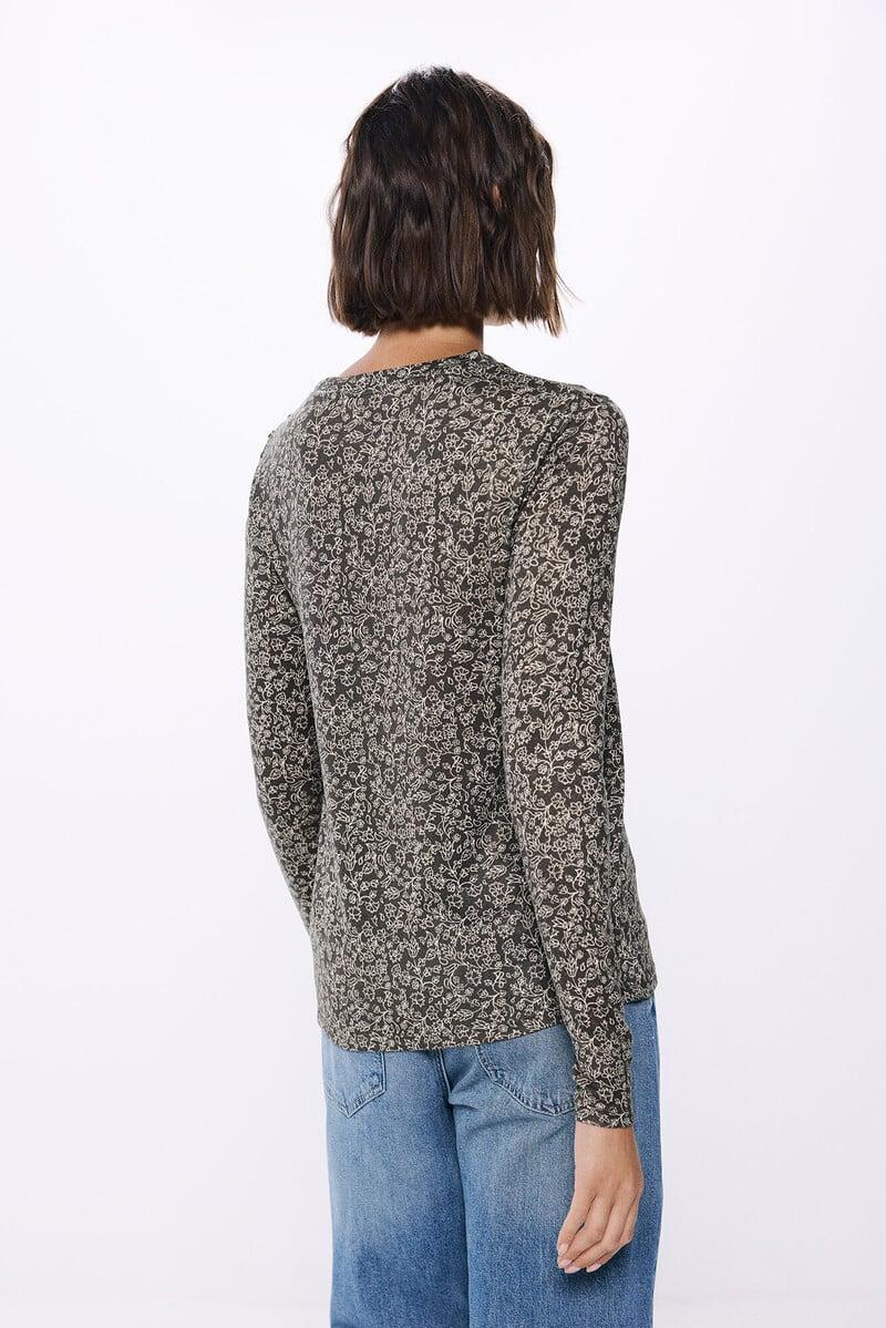 Cortefiel Camiseta Botones Hombro