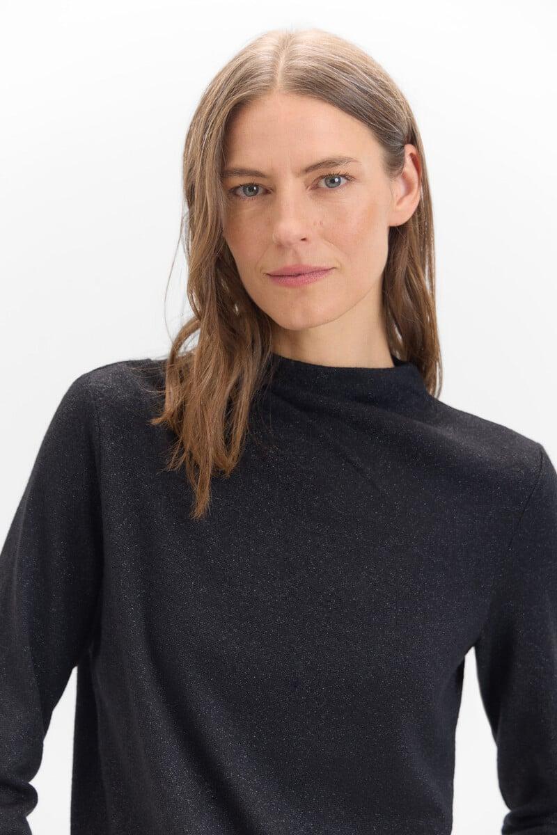 Cortefiel Camiseta Brillante Con Pliegues