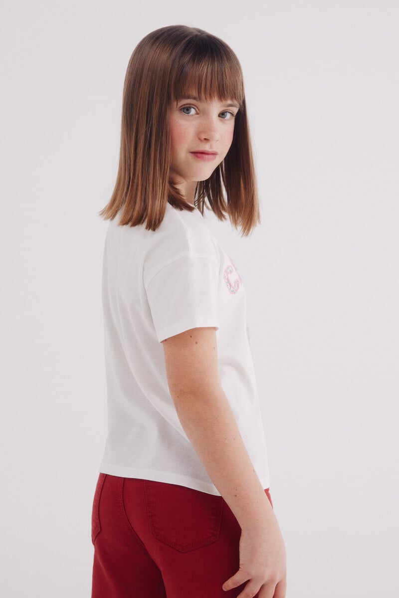 Cortefiel Camiseta Cherry Niña