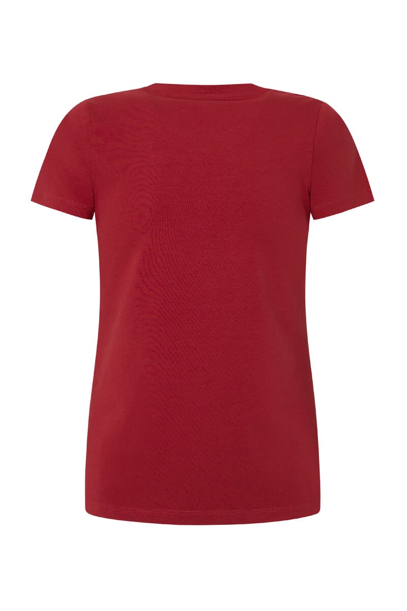 Cortefiel Camiseta Con Cuello Redondo
