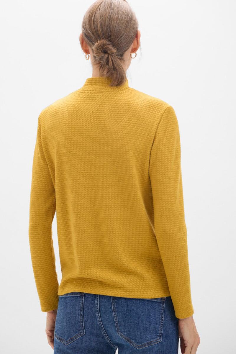 Cortefiel Camiseta Con Cuello Volante