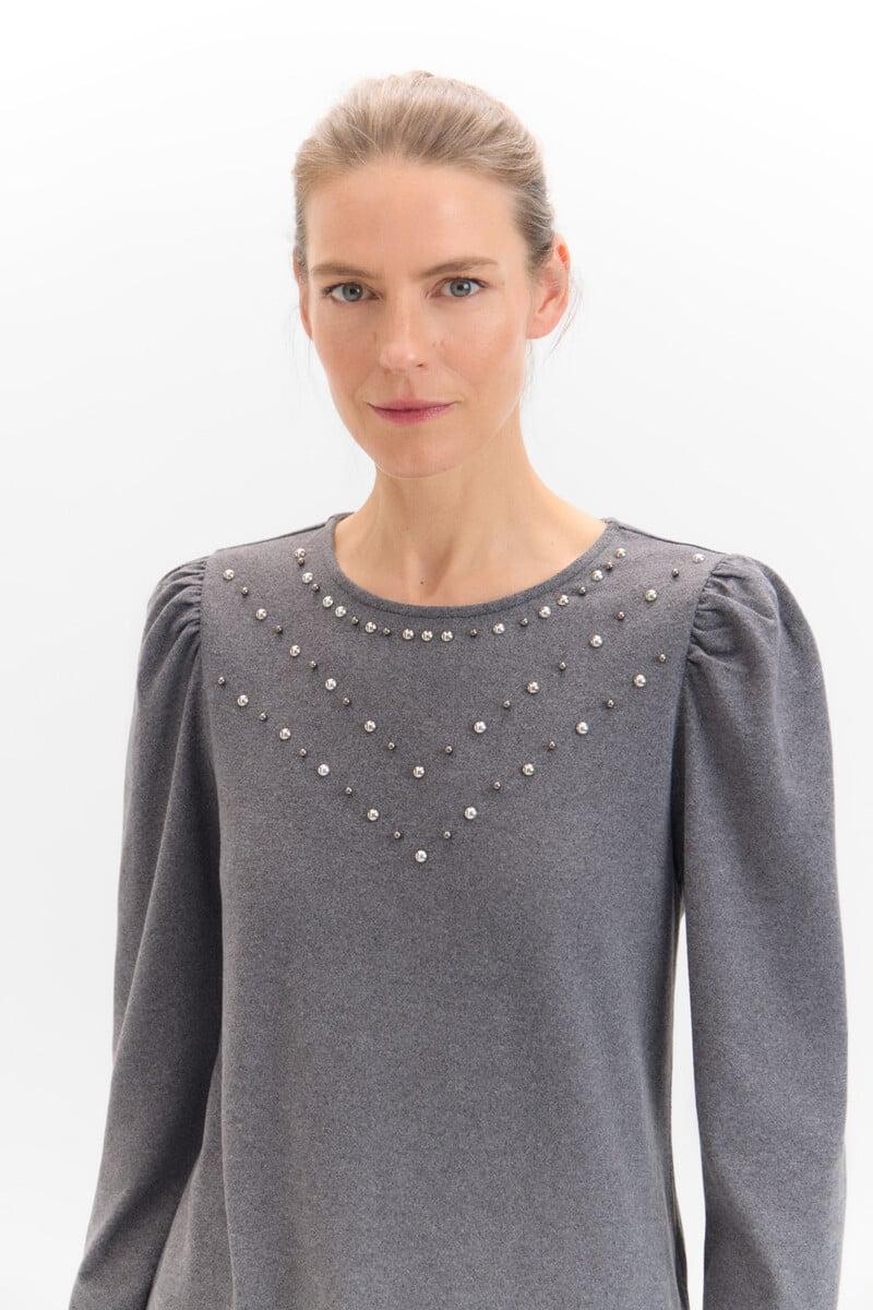 Cortefiel Camiseta Con Studs