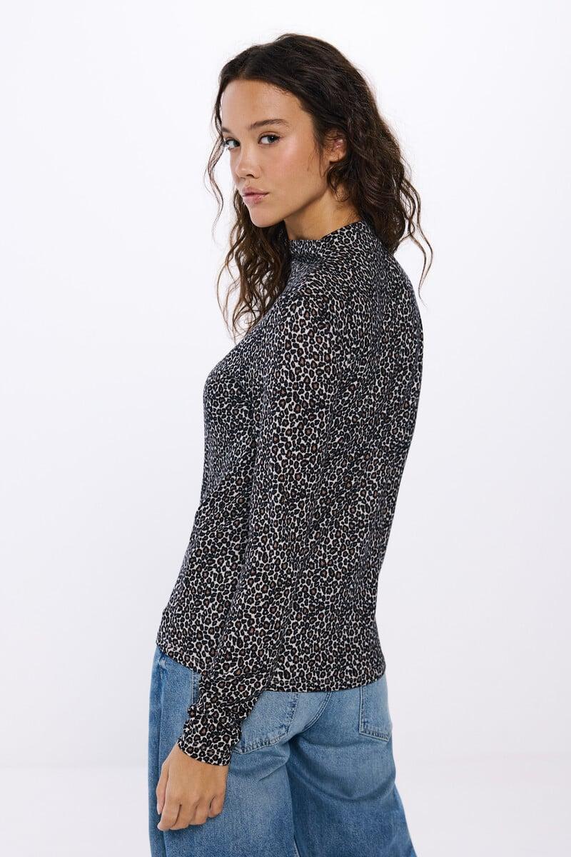 Cortefiel Camiseta Cuello Perkins Tacto Suave