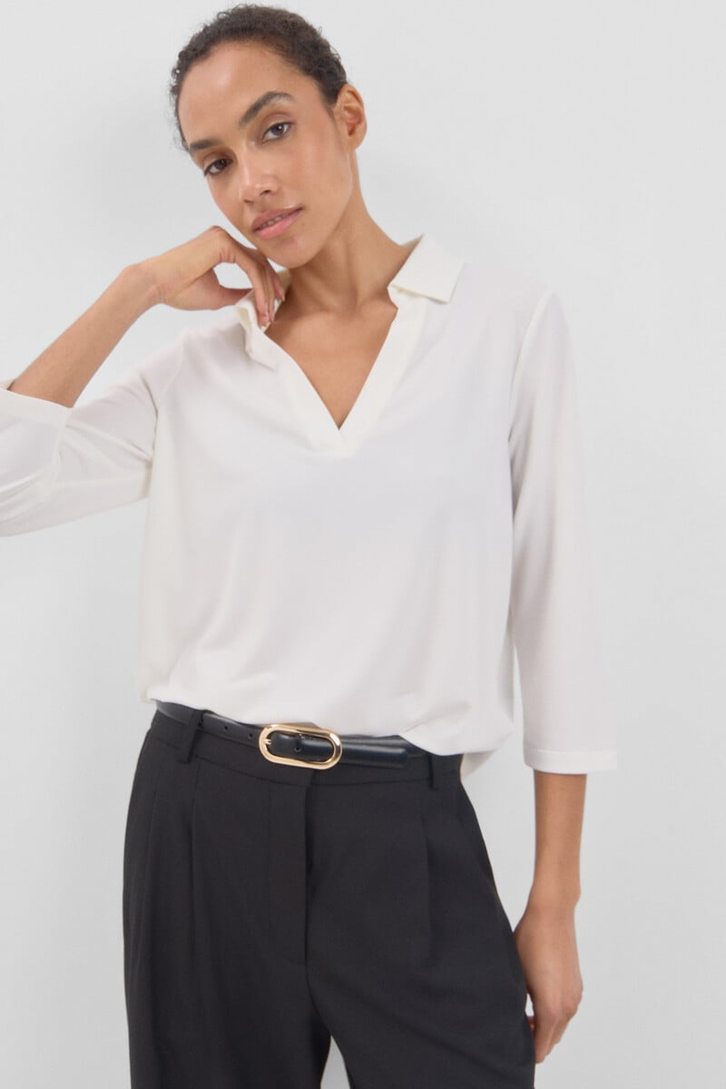 Cortefiel Camiseta Cuello Polo