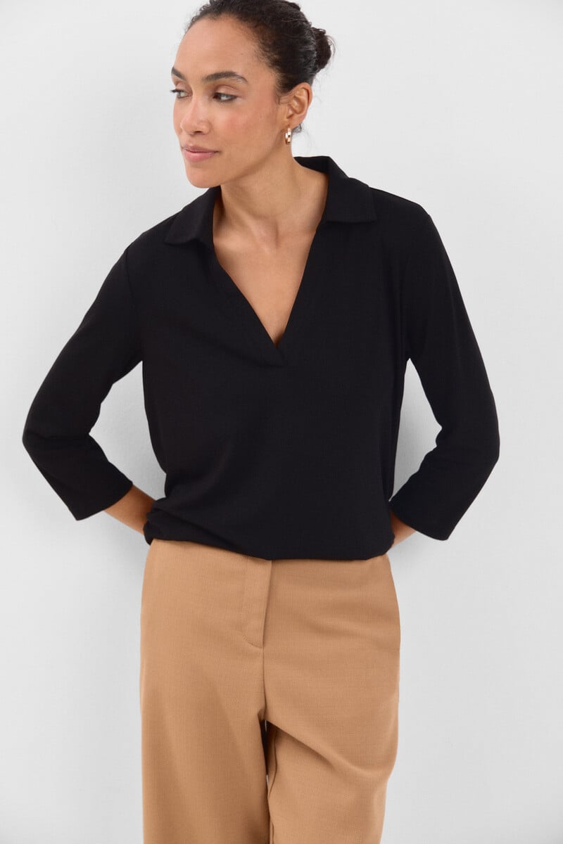 Cortefiel Camiseta Cuello Polo