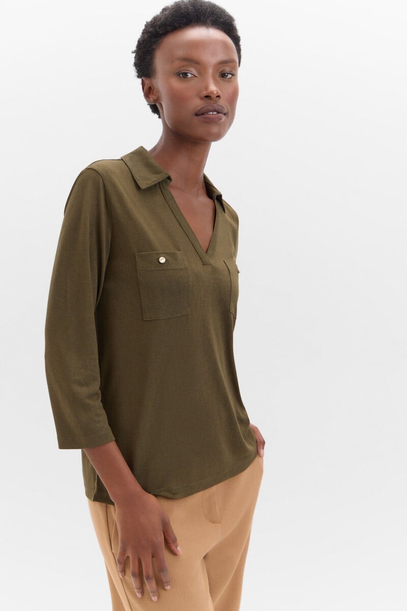 Cortefiel Camiseta cuello polo