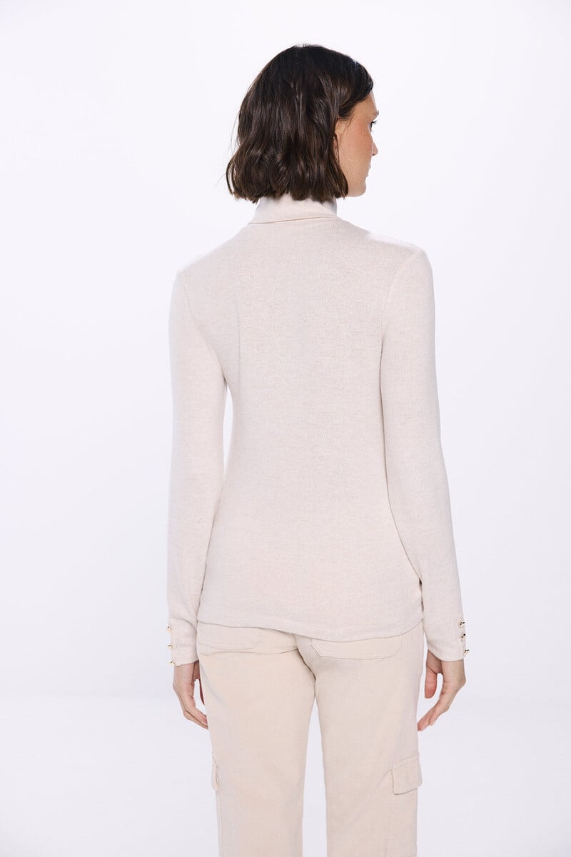 Cortefiel Camiseta Cuello Vuelto