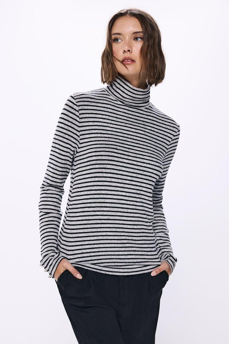 Cortefiel Camiseta cuello vuelto