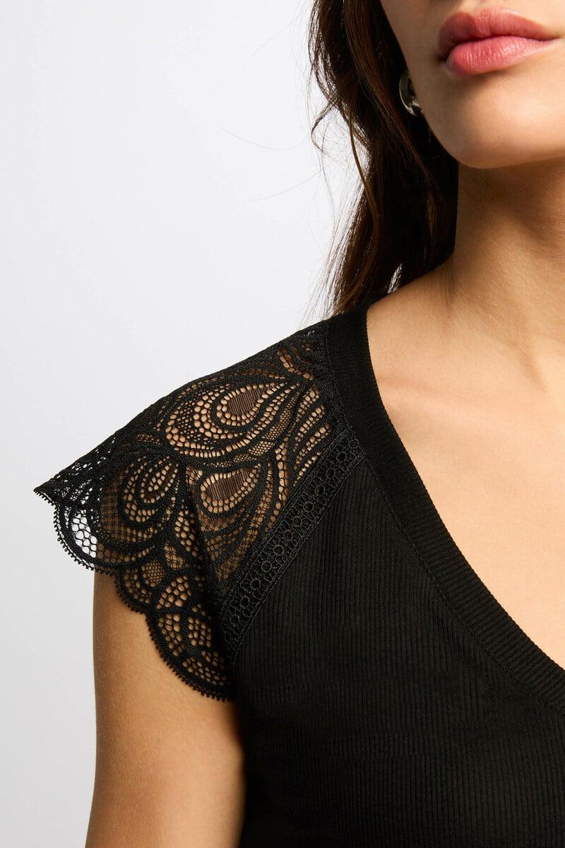 Cortefiel Camiseta De Manga Corta