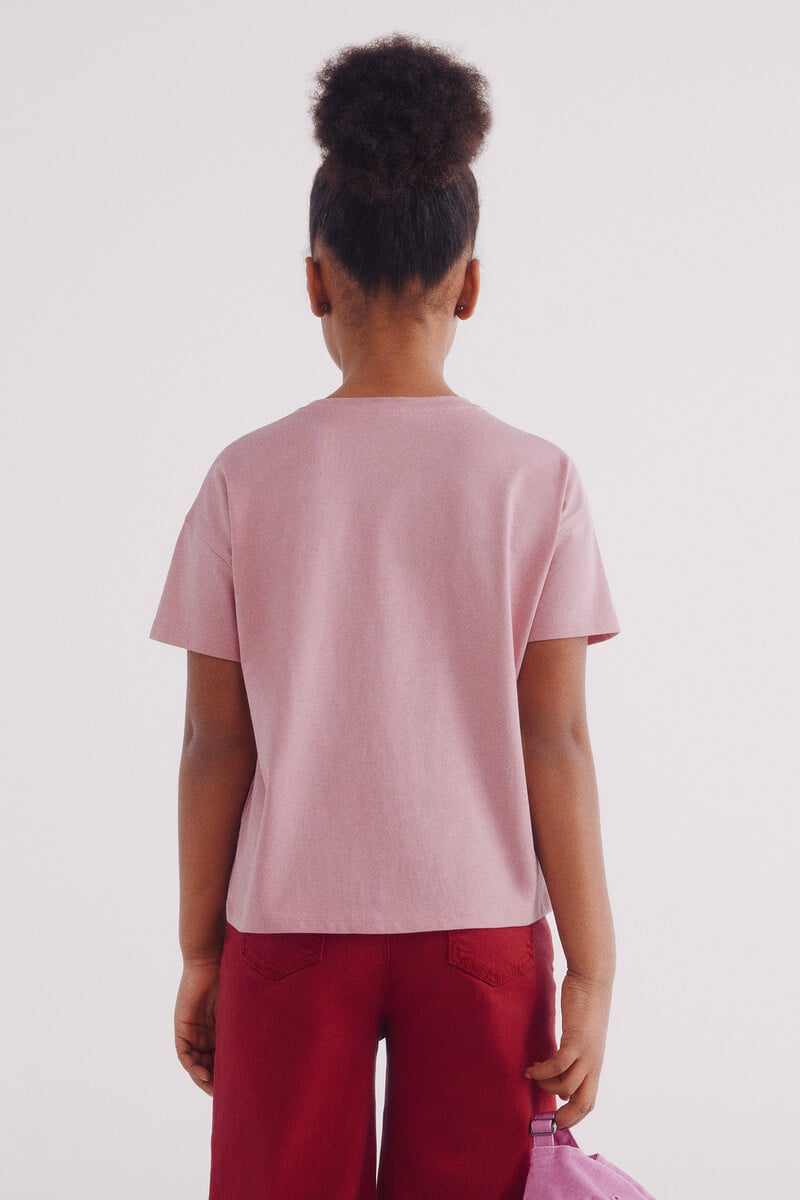 Cortefiel Camiseta Detalle Cordon Niña