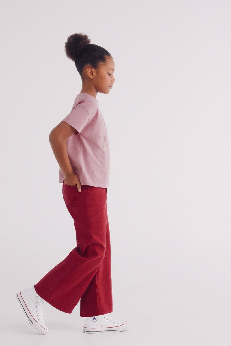 Cortefiel Camiseta Detalle Cordon Niña