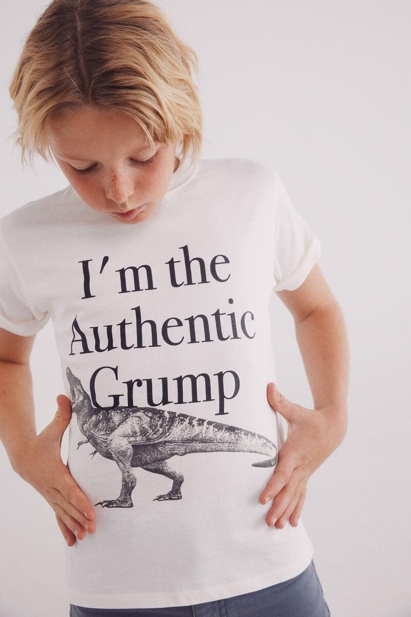 Cortefiel Camiseta Dinosaurio Niño