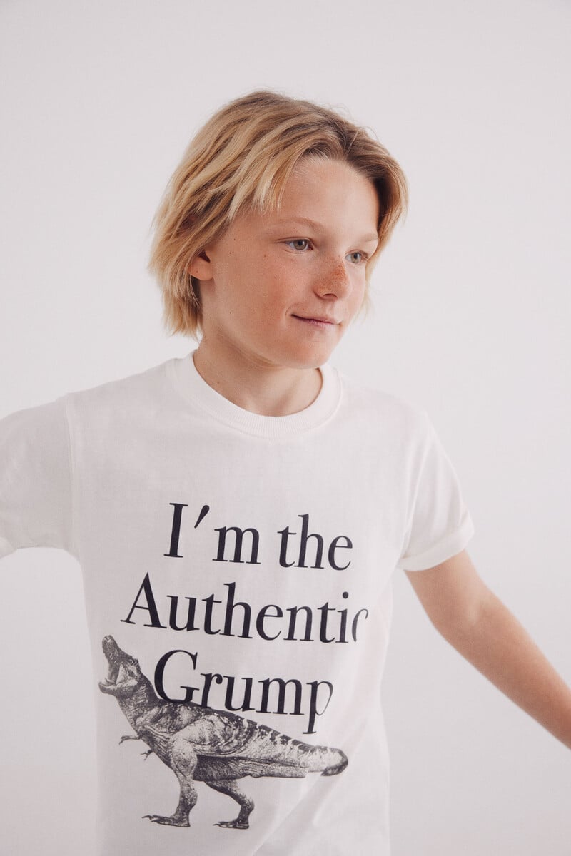 Cortefiel Camiseta dinosaurio niño