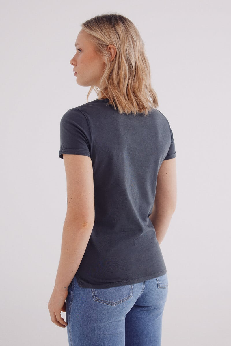 Cortefiel Camiseta Efecto Lavado