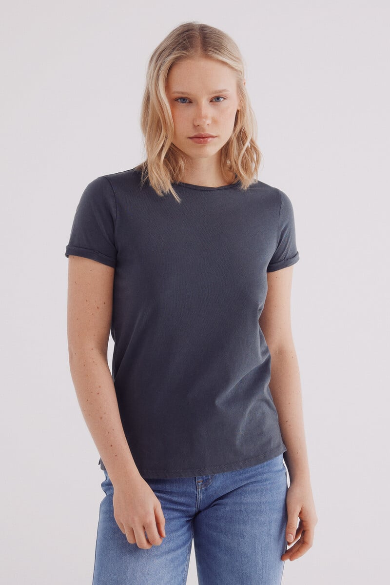 Cortefiel Camiseta efecto lavado