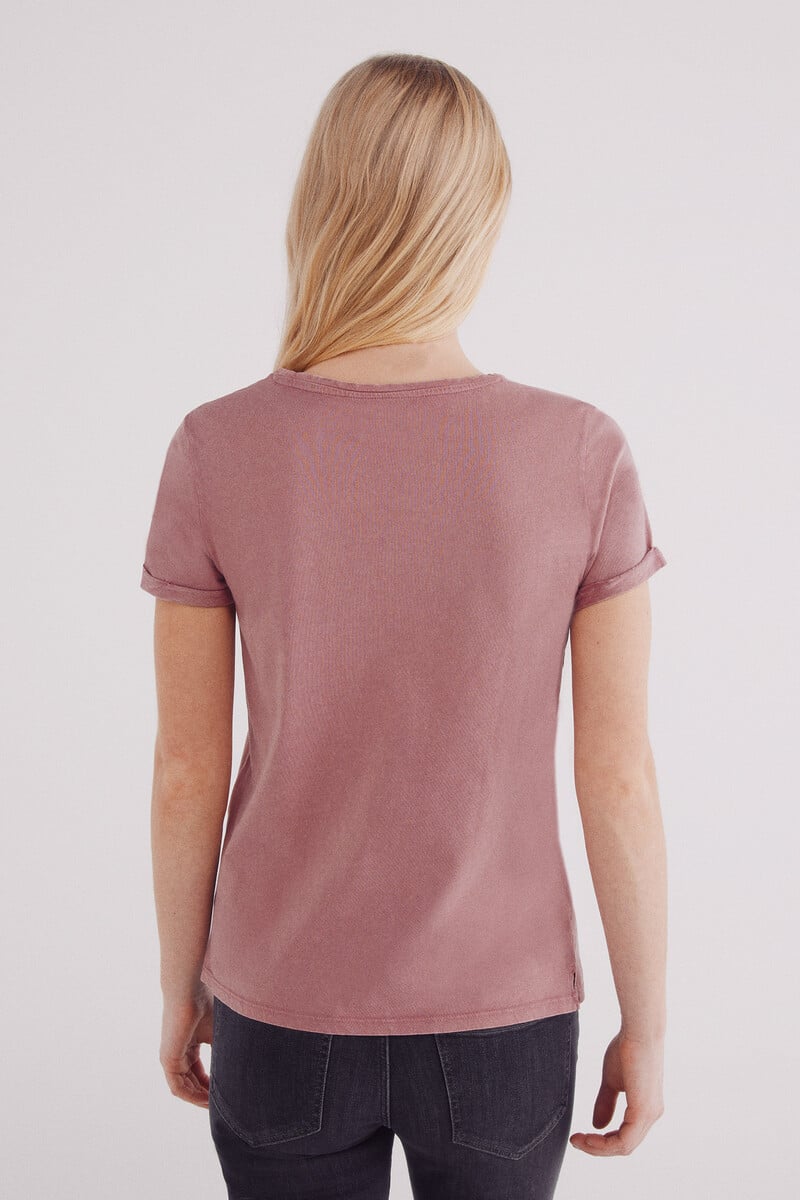 Cortefiel Camiseta Efecto Lavado