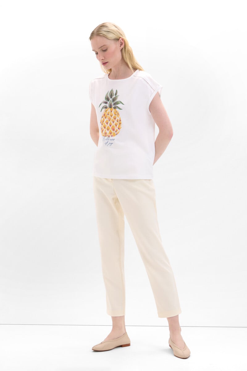 Cortefiel Camiseta Estampada Multicolor