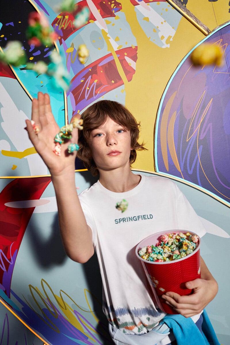 Cortefiel Camiseta estampada niño