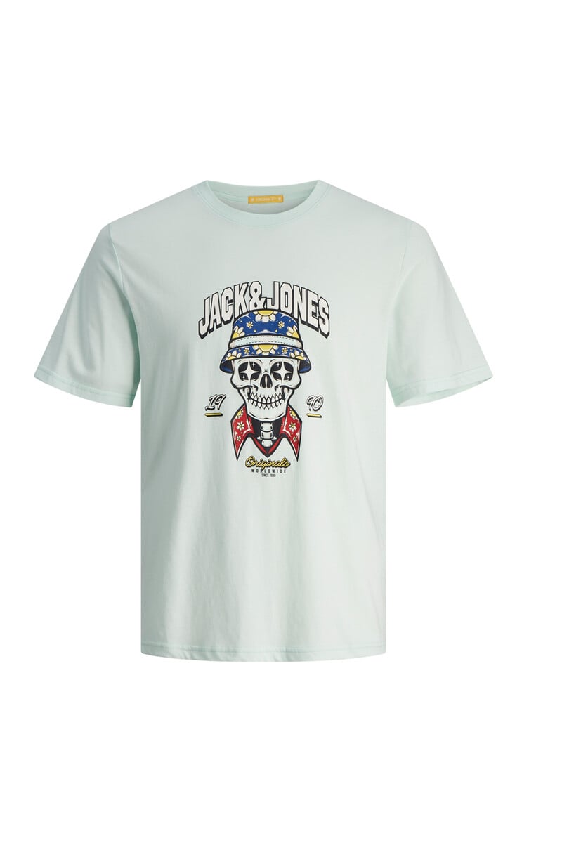 Cortefiel Camiseta estampada skull