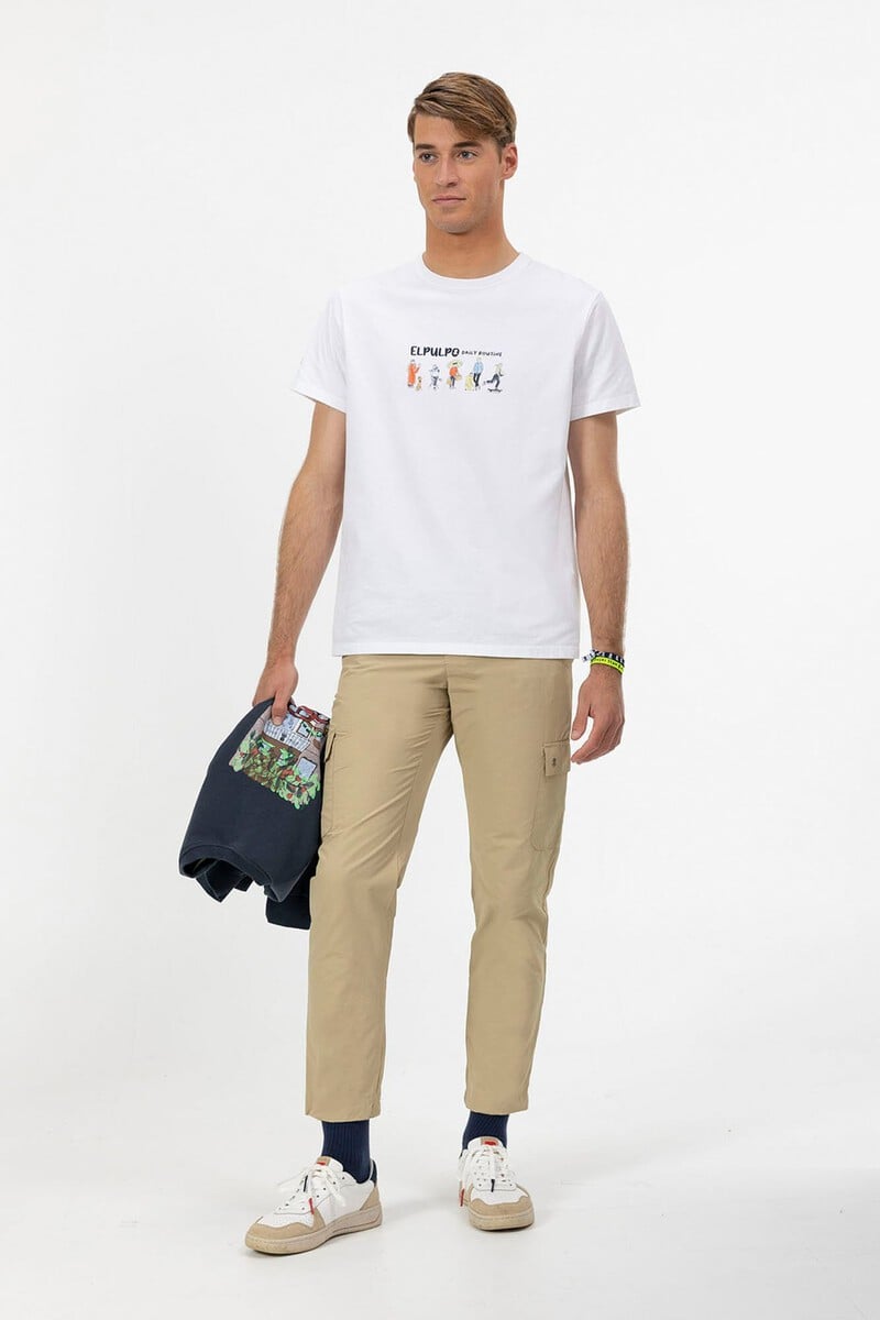 Cortefiel Camiseta Estampado Daily Routine