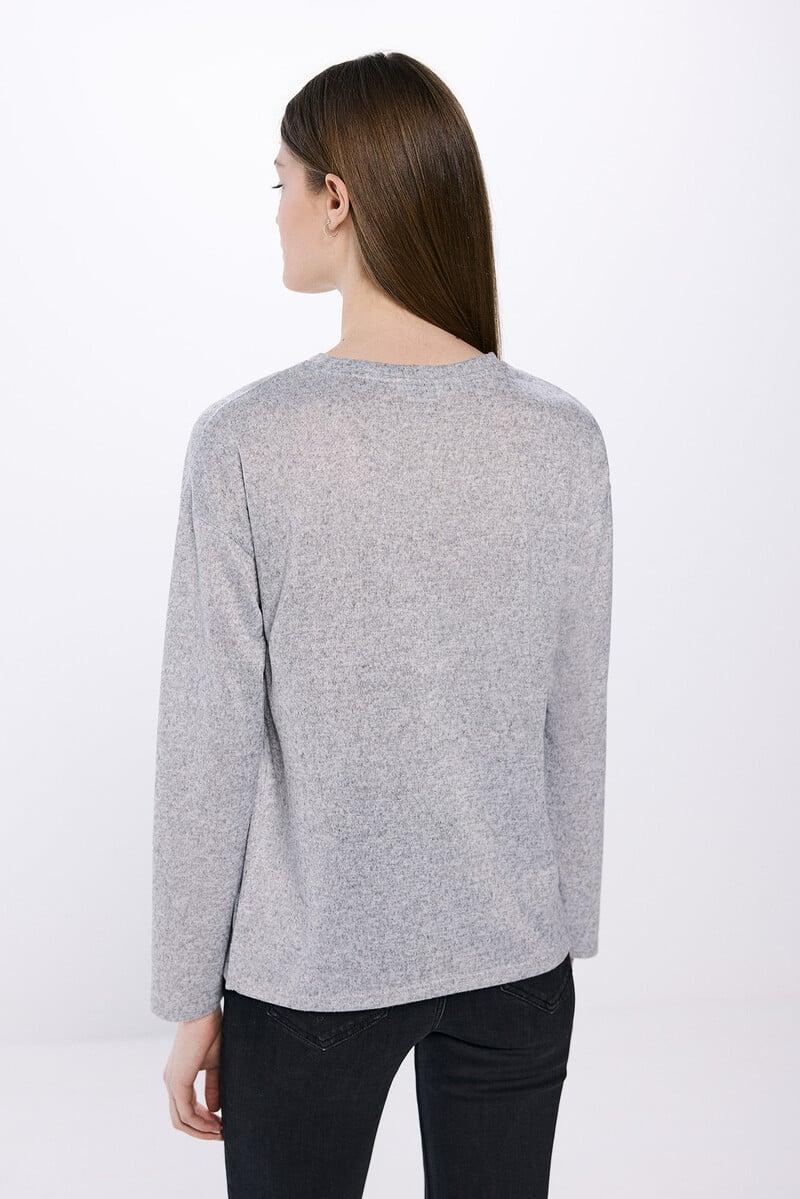 Cortefiel Camiseta Estrellas Tachas Cristales